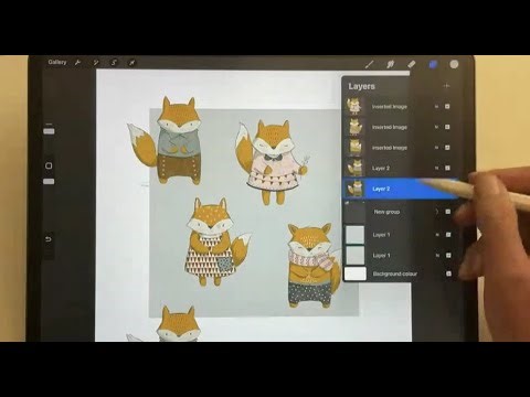 Procreate Tutorial - How to Make a Block Repeat Pattern