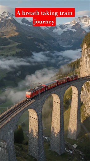 The World's Most Beautiful Train Ride | Swiss Alps 4K