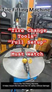 Tire Changing Equipment Explained #Workshop Tools #shorts #shortfeed #car #TireFitting #car #garage