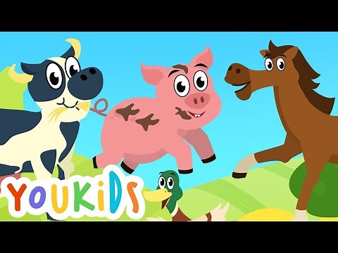 What Farm Animals Eat? What Sounds Animals Make?