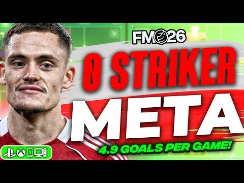 0 Strikers, 4.9 Goals Per Game? This Tactic is INSANE! | Best FM26 Tactics