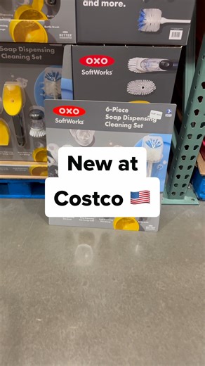 🚨 New Costco Item Alert 🇺🇸 - OXO SoftWorks Soap Dispensing Set (1905253) #costco #costcofinds #oxo #cleaningtok #cleaningtools #kitchencleaning #soapdispenser #oxosoftworks | Andy Shen