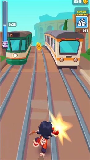 subway surfer in rome gameplay # short # gaming