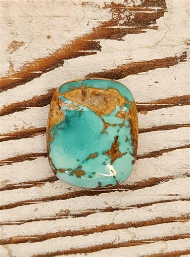 Royston Turquoise (18.8x15.8 Mm and 16 Ct.) 100% Natural American Turquoise. - Etsy