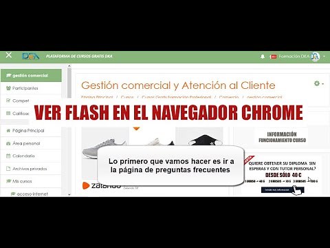 Como ver flash en Chrome a partir de enero de 2021 con Ruffle