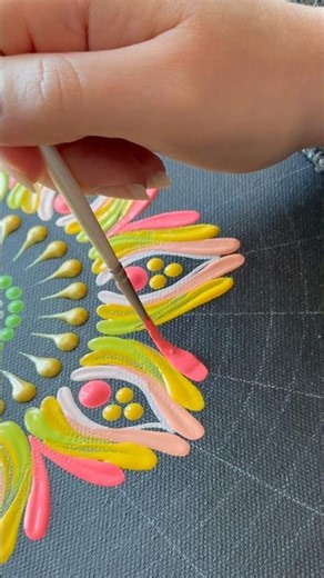 Easy Mandala Spring Flower 🌺 #shorts #art #mandala #easydrawing #easypainting #tutorial