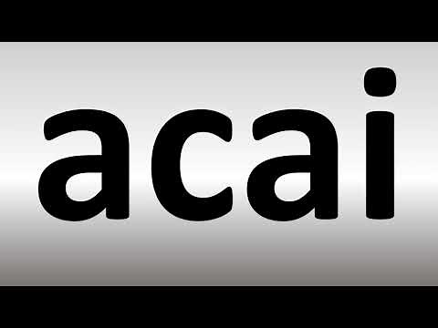 How to Pronounce Acai