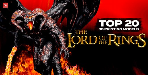 Top 20 3D printing Lord of the Rings Models to Make