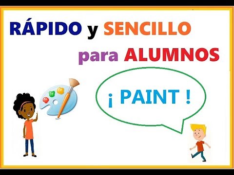 RÁPIDO y SENCILLO Vídeo Tutorial de PAINT PARA PC.