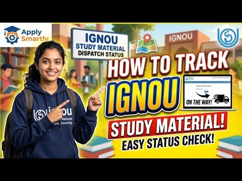 How to track IGNOU study material | #status #ignoustudymaterial #easy