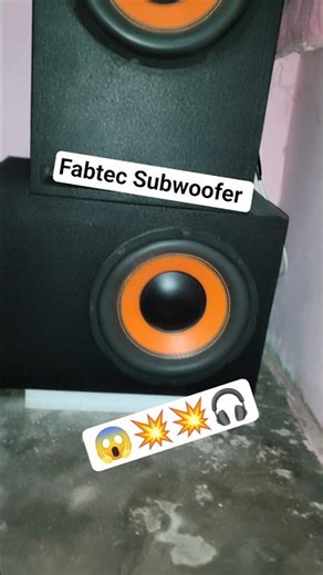 Fabtec 10 inch subwoofer with nrs audio cabinet
