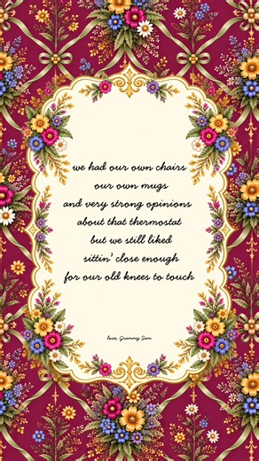 love, Grammy Sam #fyp #oldcouples #nostalgia #wisdomwords #romance