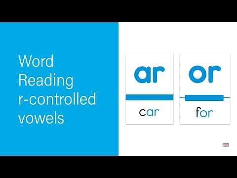 Word reading r-controlled vowels 'ar' and 'or'