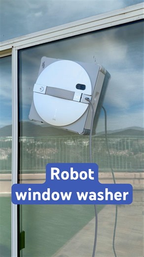 Window washing robot: the latest cleaning assistant #windowcleaning