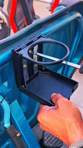 Smart Foldable Bike Cup Holder Installation 🔧 | Quick DIY Hack #Shorts