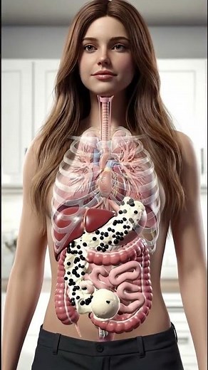 How Ice Cream Moves Through the Human Digestive System 🍨 | 3D Anatomy Explained