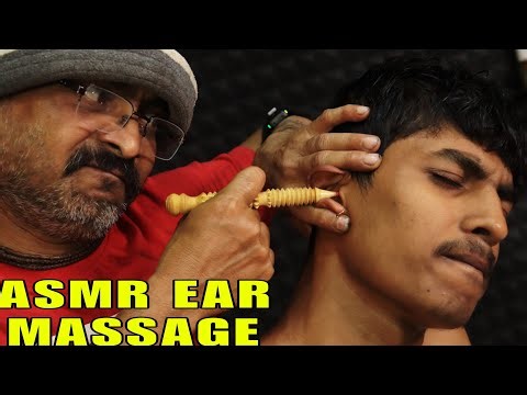ASMR Ear Massage & Ear Fingering | Head Massage & Neck Cracking | Spine Cracking | ASMR