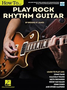 How to Play Rock Rhythm Guitar - Book with Online Video Lessons Hal Leonard Online