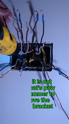 How to Easily Remove an Old Electrical Box #wiring #shorts #drill #electrical #tools #dewalt | RealhousediY Fun