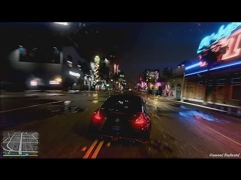 GTA 5 REALISTIC GRAPHICS Real Rain MOD
