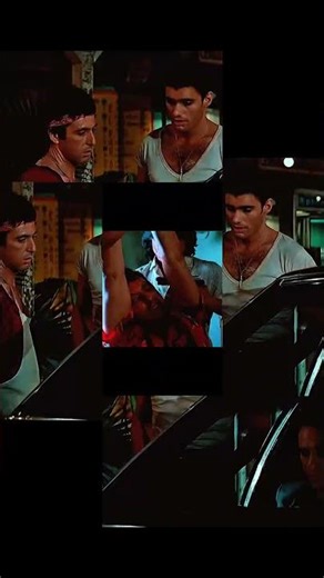 Tony Montana proves himself to the cartel by disrupting a scam by the Colombians #scarface #HD