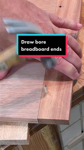 Draw Bore Breadboard Ends Woodworking Tutorial