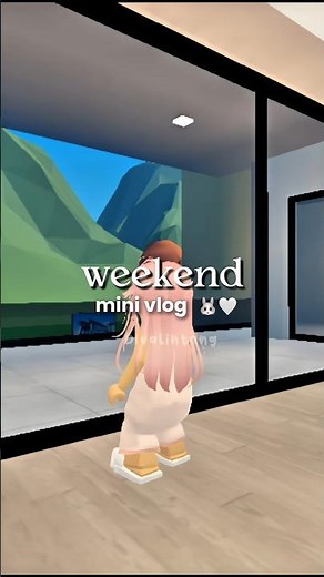 weekend mini vlog 🐰🤍||#fyp #vlog #roblox #lifetopia #aesthetic #masukberanda #divalintang #4u