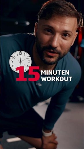 15 Minuten Workout bis zu 300 Kalorien. Wie viele Runden schaffst du?
