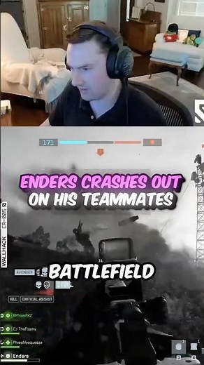 Enders CRASHES OUT ON Teammates