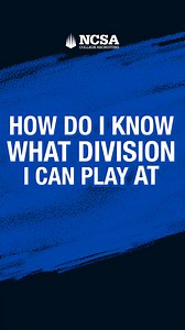 Get a clearer path to college athletics with NCSA: 🔥 Expert advice from recruiting professionals 🏆 Built for student-athletes and their families 📲 Learn what it takes to compete at the next level | NCSA College Recruiting
