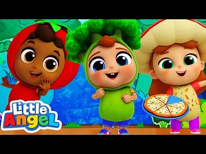 Baby's Favorite Vegetable | Little Angel Kids Songs & Nursery Rhymes | Moonbug Kids