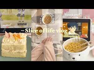 Slice of life vlog 🫧 | asian grocery store, lots of food, anime, decorating my iMac, cozy days