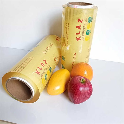 Food Grade PVC Cling Film Jumbo Roll Soft Protective Wrap for Food Stretch Plastic Wrap