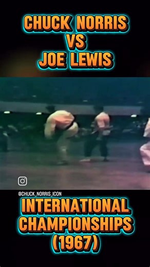 121K views · 1.8K reactions | Chuck Norris vs Joe Lewis International Karate Championships 1967. | Brotherhood and Sisterhood of the Black Karate Federation | Facebook