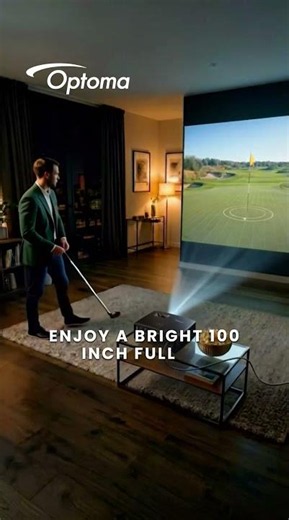GT2400HDR Golf Simulator and Home Entertainment
