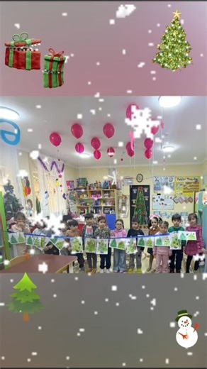 210 saylı uşaq bağçası on Instagram: "🍭🎄ŞİRİNLƏR🎄🍭"