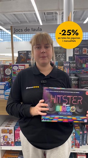 ⬛ El Black Friday JA ÉS AQUÍ a Abacus! 🎁 Aprofita un 25% de descompte en totes les joguines i manualitats. 🎄 És el moment ideal per avançar tots els regals de Nadal i estalviar. 🛍️ Compra còmodament online o visita'ns a la teva botiga més propera. ⏳ Afanya't! Només tens fins al 30 de novembre. *Excepte novetats LEGO i Cricut. | Abacus botigues