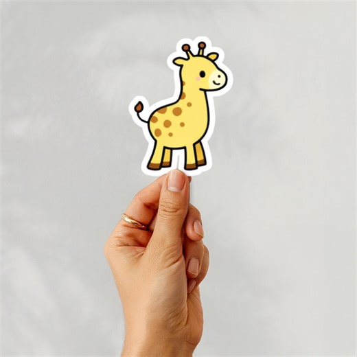 Cute, Animated Animal Sticker | Large, Animated Animal Stickers | Gifted Animal Sticker | Personality Stickers Anime | Funny Bumper Sticker - Etsy
