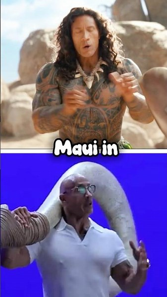 This Is How Dwayne Johnson Became Maui in Moana Live Action 🤯