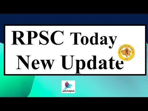 | RPSC New Update today | Rpsc Ras interview Update |