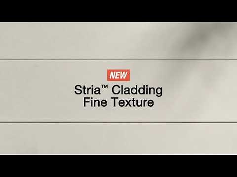 Introducing Stria™ Cladding Fine Texture: A stackable textured board, built to last