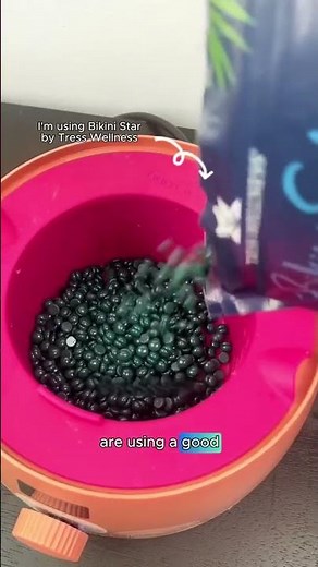 Evening beginners can do a bikini wax at home 😌 #waxing #bikiniwax #hardwax #waxkit #tress