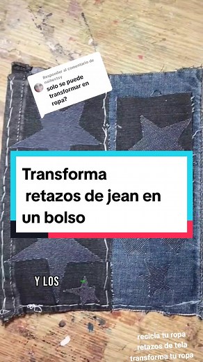 Transforma retazos de jean en un bolso creativo