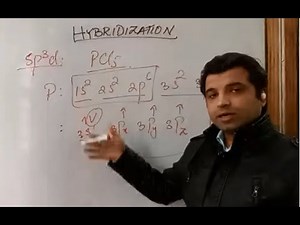 sp3d hybridization | PCl5, SF4, and ICl3 | Orbital hybridization part 3
