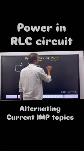 Edugene Classes | Power in AC Circuit | MCQ-Based Topic ⚡ Real power, reactive power, apparent power — all asked again & again in MCQs! Understand P =... | Instagram