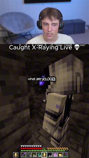 This X-Ray Cheater Got Exposed Permanent Ban On Donut SMP #xray #minecraft #drdonut #donutsmp #carvs