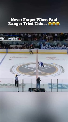 NHL HUMOR on Instagram: "Back in 2013, Paul Ranger stepped up in the shootout and tried… something. 😂 … and it went about as well as you’d expect. The best part? Leafs coach Randy Carlyle was caught on camera absolutely losing it on the bench.😂 Follow @nhlhumor for more hockey content daily!"