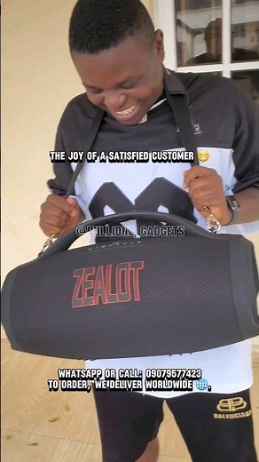 My Customer Reaction to the New ZEALOT-S98 Bluetooth Speaker 😱. #zealot #short #everyone #foryou