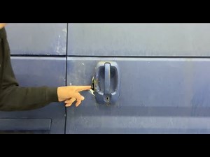 Boxer, Relay & Ducato model van broken into on the barn door and we create a solution to repair it!