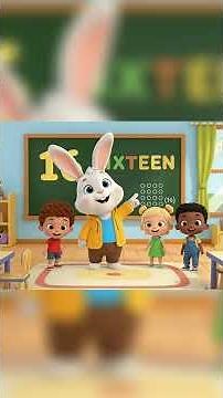 🐰 Learn Number 16 with Bunny | Counting for Kids | 3D Animation | Nursery Rhymes Village